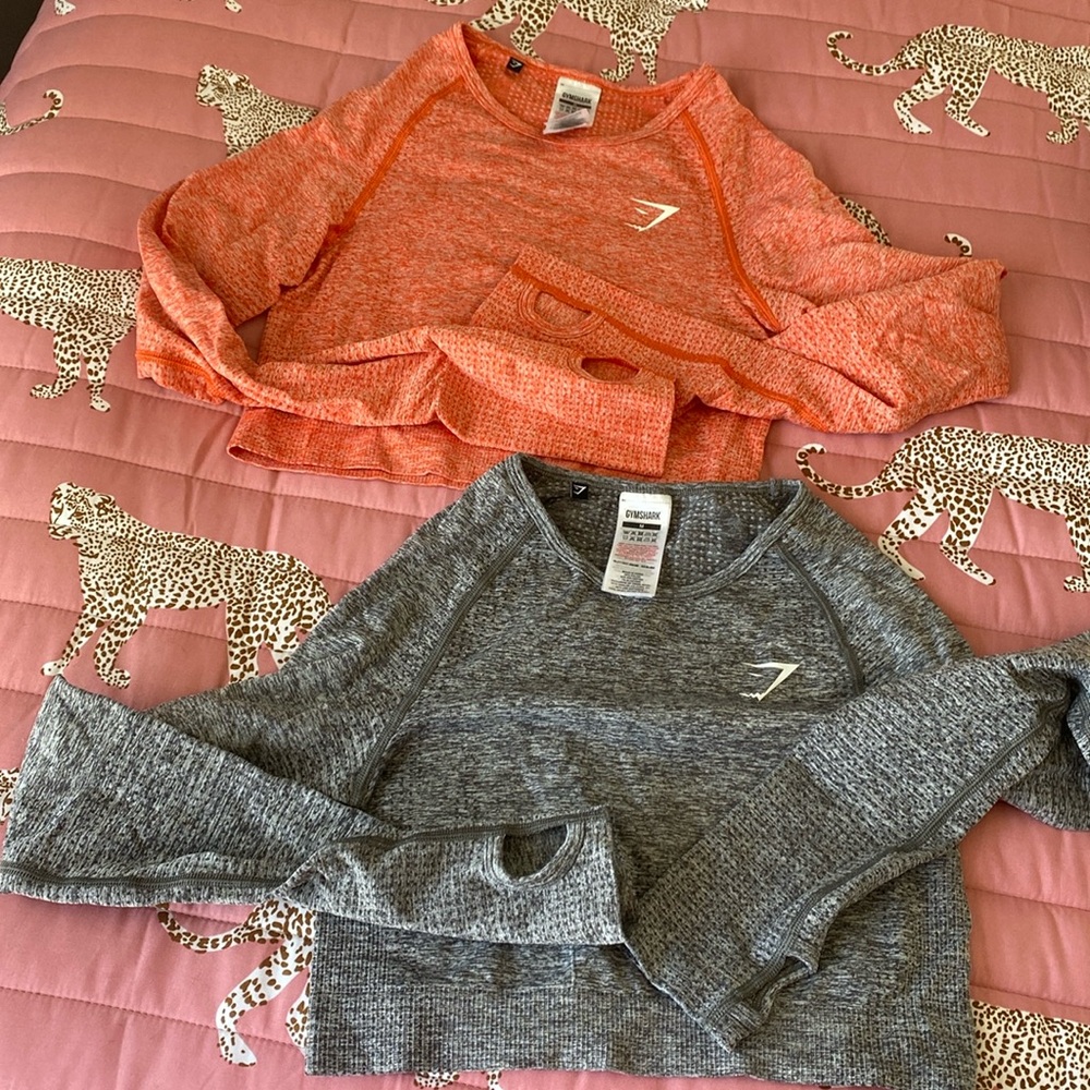 Gymshark vital seamless cropped long sleeve bundle